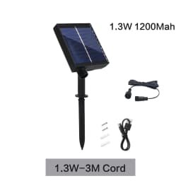 12V 24V Solar Battery Box Kit With 1.2M 3M 4.2M Wire 1.3W 2.8W 6W 13W 8 Lighting Mode Solar Panel for LED String Light COB Strip