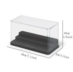 Building Block Minifigure Toy Dust-Proof Display Box Plate Stackable Assembled Children's Toy Model For Lego Figure Storage