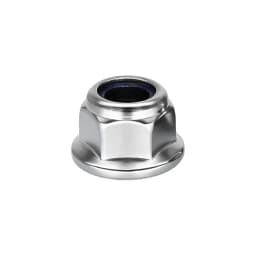DIN6926 304 Stainless Steel Flange Nyloc Nut M3 M4 M5 M6 M8 M10 M12 Non-Serrated Nylon Insert Lock Nut Plain Flange