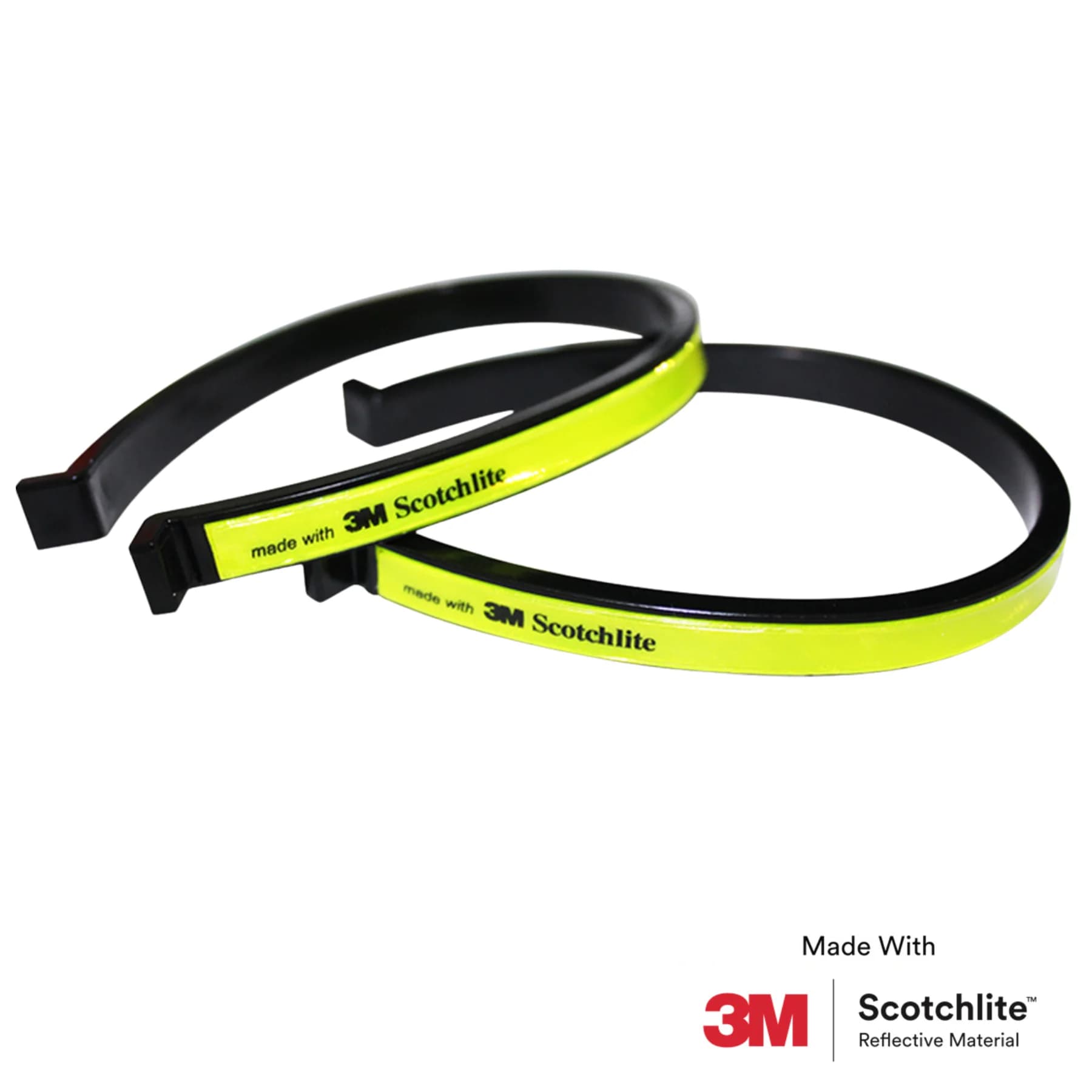 Salzmann Reflective Trouser Clips | Pack of 2 Hi-Vis Leg Bands | For Cycling  & Commuting | Made with 3M Scotchlite