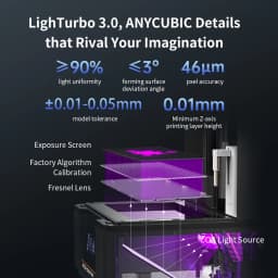 ANYCUBIC Photon Mono M7 Max AE AE Version 7K Mono LCD 3D Printer 14.7L Ultra-Large Print Volume LCD 3D Printer COB+ Light Source