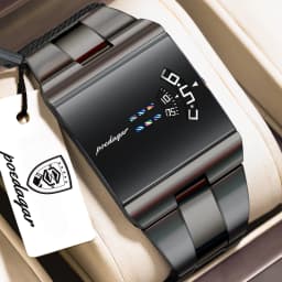 POEDAGAR Original Fashion Men Wristwatch Waterproof Business Elegant Man Clock Stainless Steel Quartz Casual Men's Watches Reloj