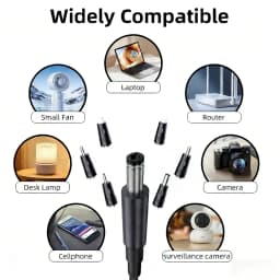 USB C to DC Power Boost Cable 140W Type C to 5V 9V 12V 15V 20V 28V Adjustable Voltage Adapter Connector Cord for Laptop Router