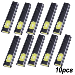 Rechargeable Mini LED Keychain Flashlight 500LM Portable Magnetic Pocket Torch Light for Work, Camping, Emergency, Car Use