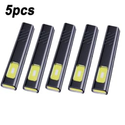 Rechargeable Mini LED Keychain Flashlight 500LM Portable Magnetic Pocket Torch Light for Work, Camping, Emergency, Car Use