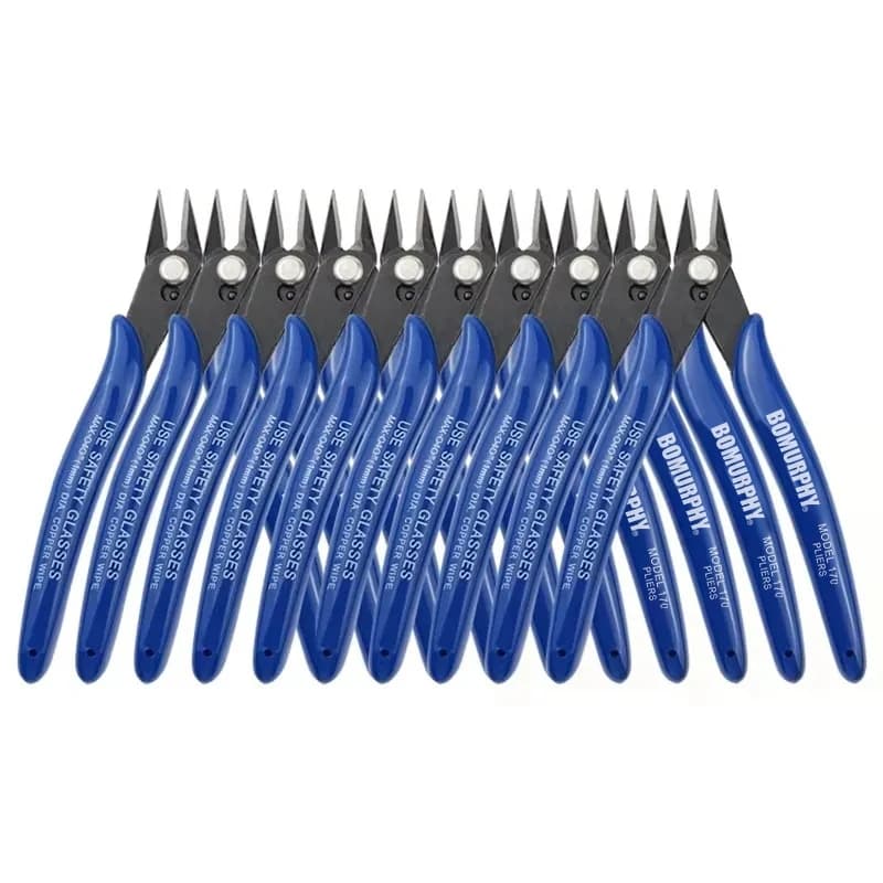 Bomurphy 170 Wishful Clamp DIY Electronic Diagonal Pliers Side Cutting Nippers Wire Cutter 3D Printer Parts Copper Jewelry