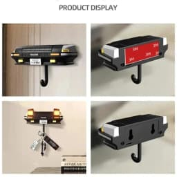 AE86 Car Headlight Keychain Decoration Wall-mounte Key Storage Rack | Cool Automotive-Themed Keychain Holder Car Enthusiasts