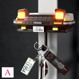 AE86 Car Headlight Keychain Decoration Wall-mounte Key Storage Rack | Cool Automotive-Themed Keychain Holder Car Enthusiasts