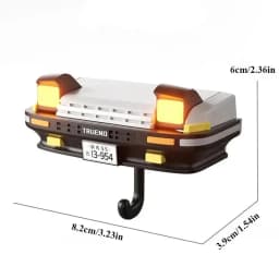 AE86 Car Headlight Keychain Decoration Wall-mounte Key Storage Rack | Cool Automotive-Themed Keychain Holder Car Enthusiasts