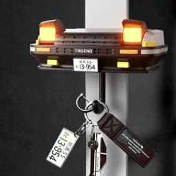 AE86 Car Headlight Keychain Decoration Wall-mounte Key Storage Rack | Cool Automotive-Themed Keychain Holder Car Enthusiasts