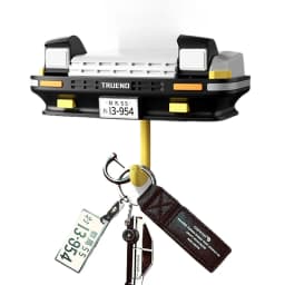 AE86 Car Headlight Keychain Decoration Wall-mounte Key Storage Rack | Cool Automotive-Themed Keychain Holder Car Enthusiasts