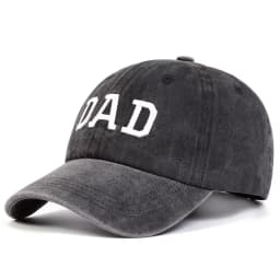 Unisex DAD MOM Letter Embroidery Wash Baseball Caps Spring and Autumn Outdoor Adjustable Casual Hats Sunscreen Hat