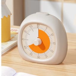 Portable Plastic Visual Timer 60 Minute Silent Countdown Timer Focus Aid Study Timer Kids Study