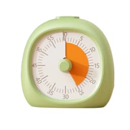 Portable Plastic Visual Timer 60 Minute Silent Countdown Timer Focus Aid Study Timer Kids Study