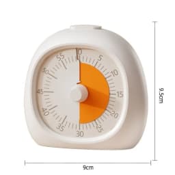 Portable Plastic Visual Timer 60 Minute Silent Countdown Timer Focus Aid Study Timer Kids Study
