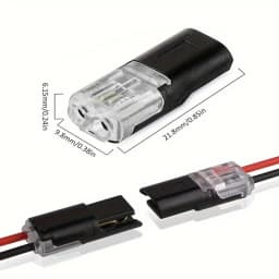 10-50pcs 2 Pin Way Plug Waterproof Electrical Connector Car Wire Cable Automotive Electrical Connector Strip Terminal Connection