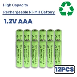 1-20PCS 1.2V 1000mAh NI-MH Rechargeable AAA Batteries Long Lasting for Remote Control Car RC Toys Solar Lights Mouse