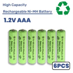 1-20PCS 1.2V 1000mAh NI-MH Rechargeable AAA Batteries Long Lasting for Remote Control Car RC Toys Solar Lights Mouse