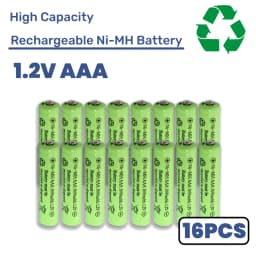 1-20PCS 1.2V 1000mAh NI-MH Rechargeable AAA Batteries Long Lasting for Remote Control Car RC Toys Solar Lights Mouse