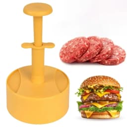 Hamburger Press Patty Maker, Stuffed Burger Mold for Beef & Veggie Patties, Perfect for BBQ & Homemade Burger Cooking