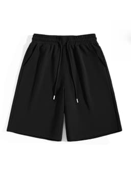 Men's Unisex Loose Street Style 5-point Pants with Mid Leg Length Suitable for Skateboarding and Fitness Activities