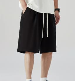 Men's Unisex Loose Street Style 5-point Pants with Mid Leg Length Suitable for Skateboarding and Fitness Activities