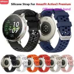 Silicone Strap For Amazfit Active 3 Premium Original Sport Bracelet Intelligent Correa Active 3 Premium Watchband Accessories