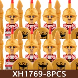 Medieval Castle Soldier Figures Building Blocks Military Roman Empire Knight Guard Heavy Cavalry Infantry Warrior Bricks Toy Boy