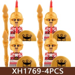 Medieval Castle Soldier Figures Building Blocks Military Roman Empire Knight Guard Heavy Cavalry Infantry Warrior Bricks Toy Boy