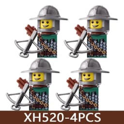Medieval Castle Soldier Figures Building Blocks Military Roman Empire Knight Guard Heavy Cavalry Infantry Warrior Bricks Toy Boy