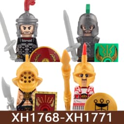 Medieval Castle Soldier Figures Building Blocks Military Roman Empire Knight Guard Heavy Cavalry Infantry Warrior Bricks Toy Boy