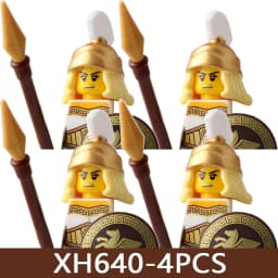 Medieval Castle Soldier Figures Building Blocks Military Roman Empire Knight Guard Heavy Cavalry Infantry Warrior Bricks Toy Boy
