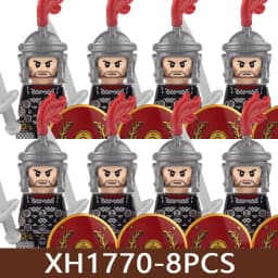 Medieval Castle Soldier Figures Building Blocks Military Roman Empire Knight Guard Heavy Cavalry Infantry Warrior Bricks Toy Boy