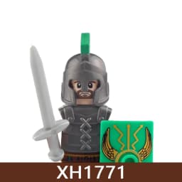 Medieval Castle Soldier Figures Building Blocks Military Roman Empire Knight Guard Heavy Cavalry Infantry Warrior Bricks Toy Boy