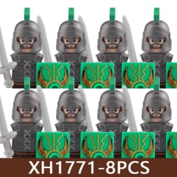 Medieval Castle Soldier Figures Building Blocks Military Roman Empire Knight Guard Heavy Cavalry Infantry Warrior Bricks Toy Boy