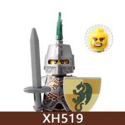 Medieval Castle Soldier Figures Building Blocks Military Roman Empire Knight Guard Heavy Cavalry Infantry Warrior Bricks Toy Boy