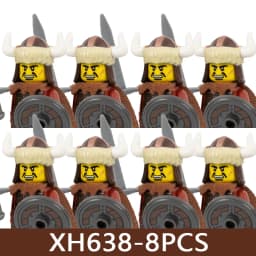 Medieval Castle Soldier Figures Building Blocks Military Roman Empire Knight Guard Heavy Cavalry Infantry Warrior Bricks Toy Boy