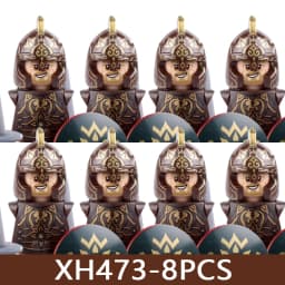 Medieval Castle Soldier Figures Building Blocks Military Roman Empire Knight Guard Heavy Cavalry Infantry Warrior Bricks Toy Boy