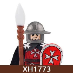 Medieval Castle Soldier Figures Building Blocks Military Roman Empire Knight Guard Heavy Cavalry Infantry Warrior Bricks Toy Boy
