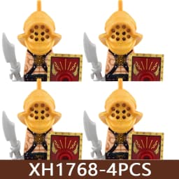 Medieval Castle Soldier Figures Building Blocks Military Roman Empire Knight Guard Heavy Cavalry Infantry Warrior Bricks Toy Boy