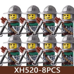 Medieval Castle Soldier Figures Building Blocks Military Roman Empire Knight Guard Heavy Cavalry Infantry Warrior Bricks Toy Boy