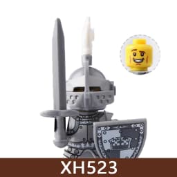 Medieval Castle Soldier Figures Building Blocks Military Roman Empire Knight Guard Heavy Cavalry Infantry Warrior Bricks Toy Boy