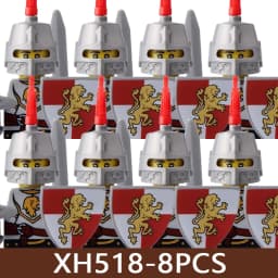 Medieval Castle Soldier Figures Building Blocks Military Roman Empire Knight Guard Heavy Cavalry Infantry Warrior Bricks Toy Boy