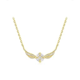 New Harry Golden Snitch Necklace Fashion Gold Alloy Angel Wings Pendant Suitable for Women and Girls Jewelry Gifts