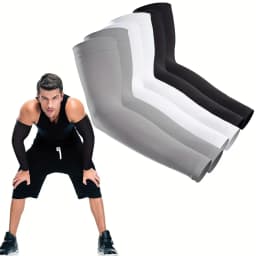 3-Pack Cooling Sun Arm Sleeves, UV Protection Breathable Arm Covers for Outdoor Sports, Cycling Running Mountaineering