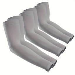 3-Pack Cooling Sun Arm Sleeves, UV Protection Breathable Arm Covers for Outdoor Sports, Cycling Running Mountaineering