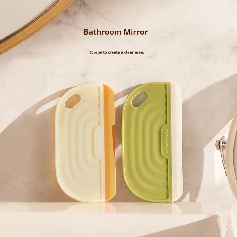 Non-Scratch Soft Silicone Handy Squeegee Kitchen Sink Countertop Squeegee Window Mirror Water Wiper Clean Scraping Film Scraper