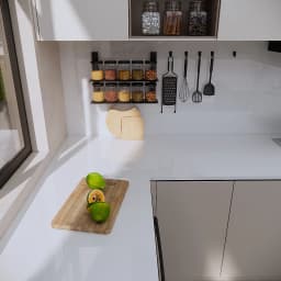Glossy White Self-Adhesive Wallpaper Waterproof Oil-Proof PVC Cabinet Sticker Furniture Renovation Film for Kitchen