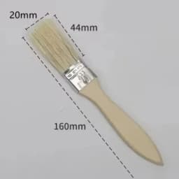 1/5/10/12/20/24 Pig Mane Brushes Suitable for Art Handicrafts Plastering Painting Glue Application Wooden Handles Brushes Brushe