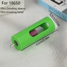 1Set For 18650/21700 Lithium Battery Solder Joint Grinding Polishing Tools Kit High-Efficiency Grinding Tools Grinding Sleeve